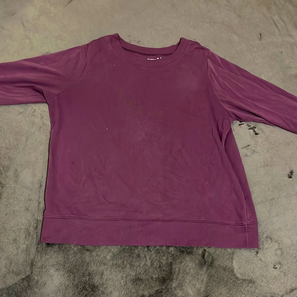 Terra & sky maroon sweatshirt